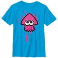 thumbnail image 1 of Boy's Nintendo Splatoon Inkling Squid Graphic Tee Turquoise Small, 1 of 3