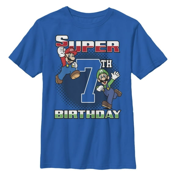 Boy's Nintendo Super Birthday Super Mario Graphic T-Shirt