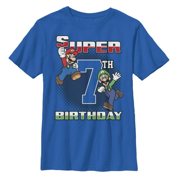 Boy's Nintendo Super Birthday Super Mario Graphic T-Shirt
