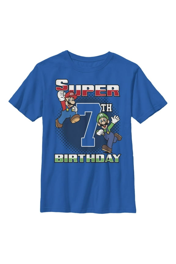 Boy's Nintendo Super Birthday Super Mario Graphic T-Shirt