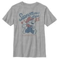 thumbnail image 1 of Boy's Nintendo Super Mario Bros 85 Graphic Tee Athletic Heather Small, 1 of 4