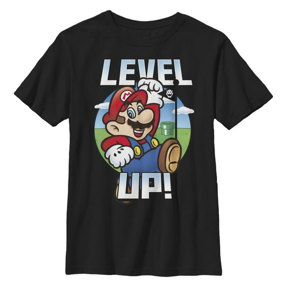 Boy's Nintendo Super Mario Level Up!  Graphic T-Shirt