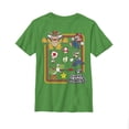 thumbnail image 1 of Boy's Nintendo Super Mario Rainbow Frame  Graphic Tee Kelly Green Medium, 1 of 4