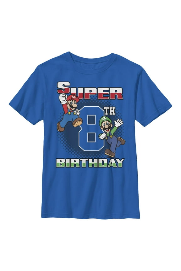Boy's Nintendo Super Mario Super Birthday Graphic T-Shirt