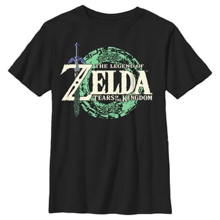 Boy's Nintendo The Legend of Zelda: Tears of the Kingdom Game Logo Graphic Tee Black X Large