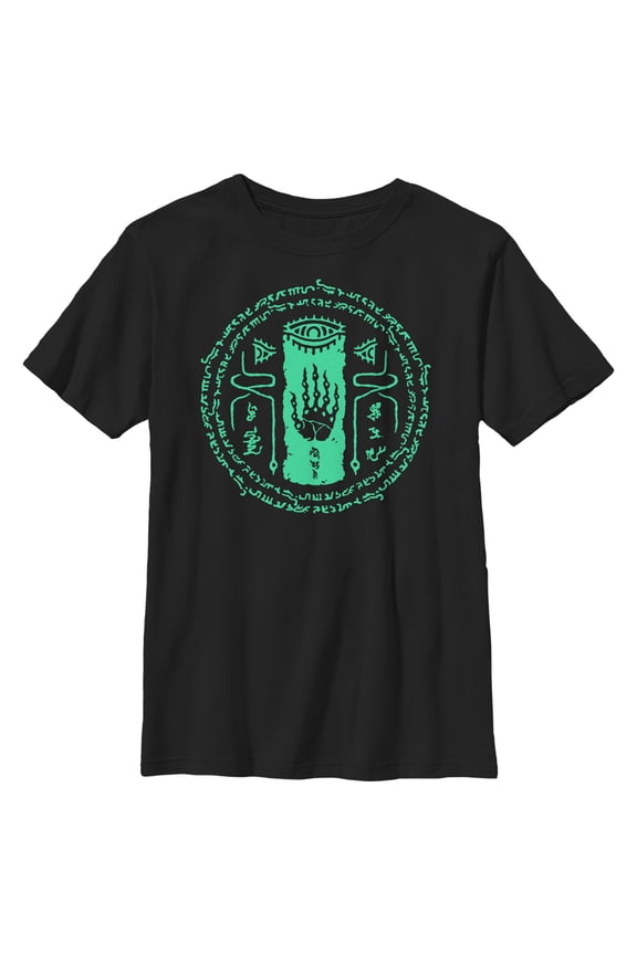 Boy's Nintendo The Legend of Zelda: Tears of the Kingdom Glowing Shrine Rune Graphic Tee Black Small