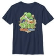 thumbnail image 1 of Boy's Nintendo Yoshi's Crafted World Graphic Tee Navy Blue X Small, 1 of 4