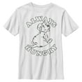 thumbnail image 1 of Boy's One Hundred and One Dalmatians Always Hungry Graphic Tee White Medium, 1 of 4