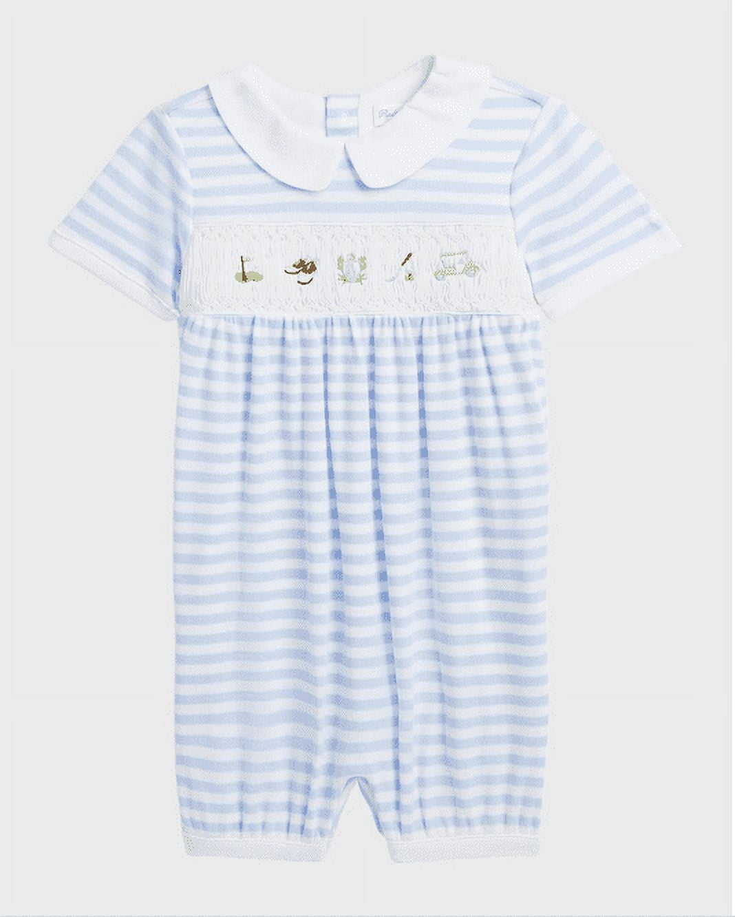 Boy's Organic Interlock Golf One-Piece Shortalls