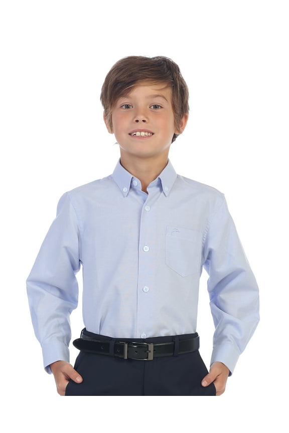 Boy's Oxford Long Sleeve Dress Shirt