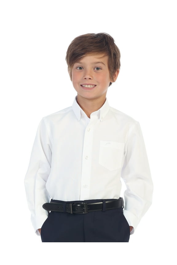 Boy's Oxford Long Sleeve Dress Shirt