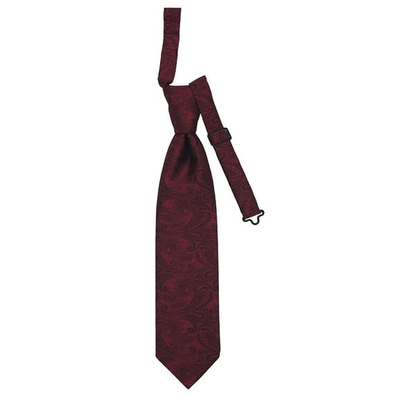 Boy’s Paisley Apple Formal Satin Pre-Tied Neck Tie in a Variety of Colors by Spencer J’s Signature Satin Collection