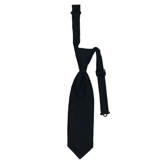 Boy’s Paisley Black Formal Satin Pre-Tied Neck Tie in a Variety of Colors by Spencer J’s Signature Satin Collection
