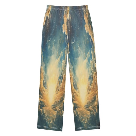 Boy's Pajama Pants Boys' Long Sleep Pants Children's Pajama Pants Loose Fitting Pajama Pants are Convenient to Put on and Take off S Super Beautiful Cloud
