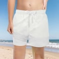 thumbnail image 1 of Boy's Pants Casual Drawstring Waist Shorts High Rise Stretchy Knit Trousers, 1 of 4