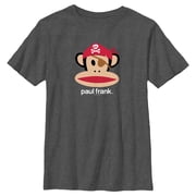 Boy's Paul Frank Halloween Julius the Monkey Pirate Graphic Tee Charcoal Heather Medium