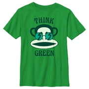 Boy's Paul Frank Think Green Julius the Monkey  Graphic Tee Kelly Green Small