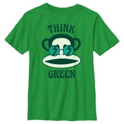Boys Paul Frank Think Green Julius the Monkey Graphic Tee Kelly Green Small