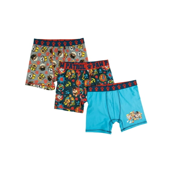 Boy's Paw Patrol 3-Pack Underoos Poly Boxer Brief