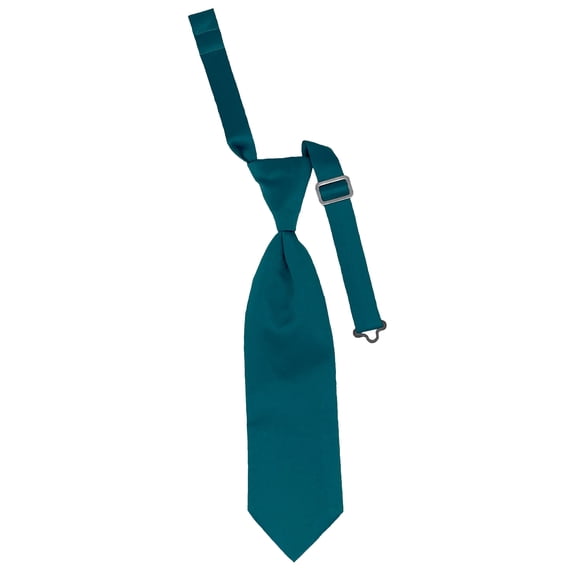 Boy’s Peacock Formal Satin Pre-Tied Neck Tie in a Variety of Colors by Spencer J’s Signature Satin Collection
