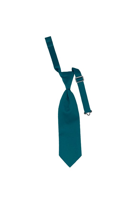 Boy’s Peacock Formal Satin Pre-Tied Neck Tie in a Variety of Colors by Spencer J’s Signature Satin Collection