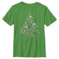 thumbnail image 1 of Boy's Peppa Pig Christmas Tree Icons Graphic T-Shirt, 1 of 4