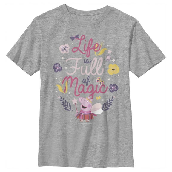 Boy's Peppa Pig Life is Full of Magic Graphic T-Shirt