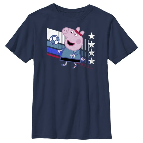 Boy's Peppa Pig UK Soccer Graphic T-Shirt