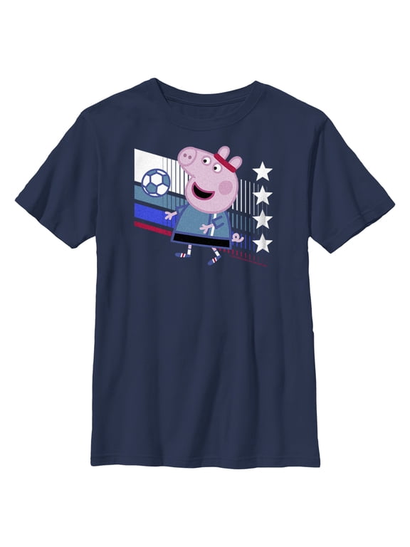 Boy's Peppa Pig UK Soccer Graphic T-Shirt
