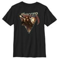 thumbnail image 1 of Boy's Pirates of the Caribbean: Curse of the Black Pearl Jack Sparrow Swagger  Graphic Tee Black Small, 1 of 5