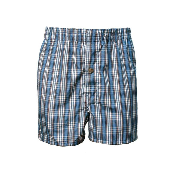 Boy's Plaid Boxer Shorts Multi Color Underwear, XL, 3-Pack