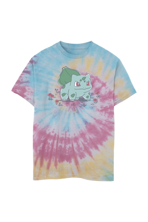 Boy's Pokemon Bulbasaur Garden  Graphic T-Shirt