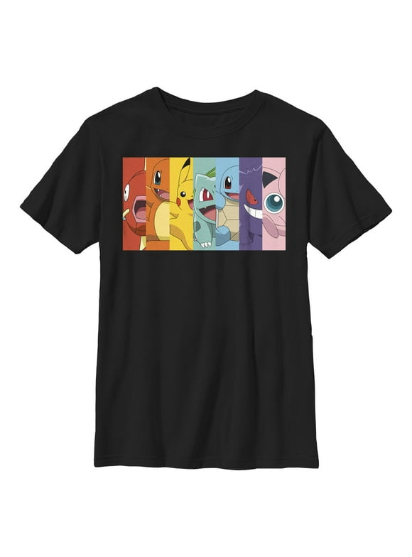 Boy's Pokemon Rainbow Graphic Tee,