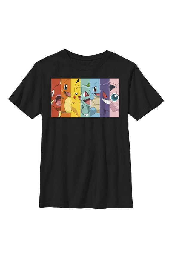 Boy's Pokemon Rainbow Graphic Tee,