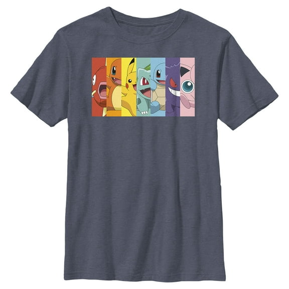 Boy's Pokemon Rainbow Graphic Tee,