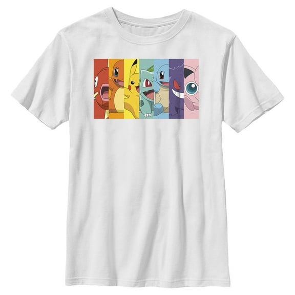 Boy's Pokemon Rainbow Graphic Tee,