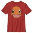 thumbnail image 1 of Boy's Pokemon Charmander Smile Graphic Tee Red Large, 1 of 4