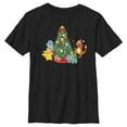 thumbnail image 1 of Boy's Pokemon Christmas Tree Characters  Graphic Tee Black X Large, 1 of 10