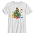 thumbnail image 1 of Boy's Pokemon Christmas Tree Friends  Graphic Tee White X Small, 1 of 4