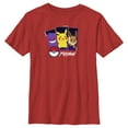 thumbnail image 1 of Boy's Pokemon Classic Trio Graphic Tee Red Medium, 1 of 4