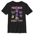 thumbnail image 1 of Boy's Pokemon Ghost Type Group  Graphic Tee Black Large, 1 of 5