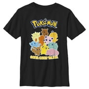 Boy's Pokemon Gotta Catch 'Em All Group Graphic Tee Black Large