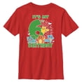 thumbnail image 1 of Boy's Pokemon It's My 6th Birthday Starters  Graphic Tee Red Small, 1 of 9