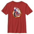 thumbnail image 1 of Boy's Pokemon Koraidon Circle  Graphic Tee Red X Small, 1 of 4