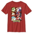 thumbnail image 1 of Boy's Pokemon Koraidon Group  Graphic Tee Red X Small, 1 of 9