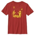 thumbnail image 1 of Boy's Pokemon Pikachu Mural  Graphic Tee Red Small, 1 of 4