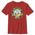 thumbnail image 1 of Boy's Pokemon Pikachu and Eevee Happy Holidays Graphic Tee Red X Large, 1 of 4