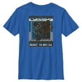 thumbnail image 1 of Boy's Pokemon Ready to Battle Retro Grid  Graphic Tee Royal Blue Small, 1 of 5