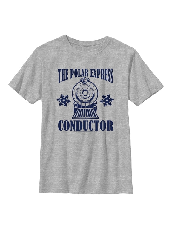 Boy's Polar Express Train Conductor Graphic T-Shirt