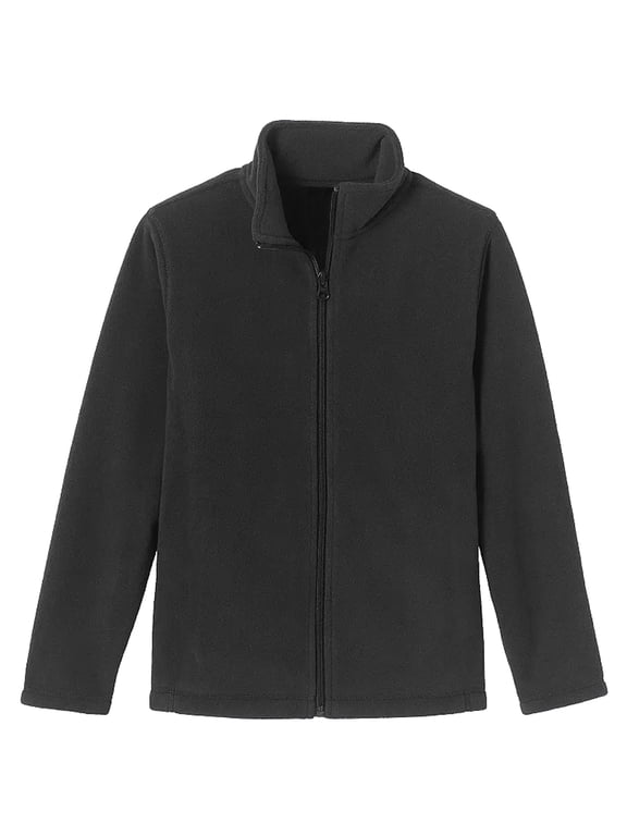 Boy's Polar Fleece Full Zip Sweater (XS-2XL)
